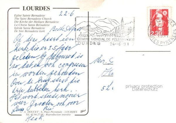 Lourdes 65 Eglise Sainte Bernadette – Bild 2
