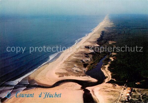 Huchet Moliets-et-Maa 40 Landes Le Courant d’Huchet Fliegeraufnahme