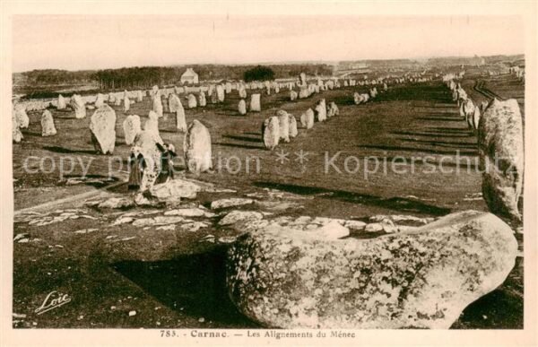 Carnac 56 Morbihan Les Alignements du Menec