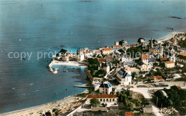 Larmor-Plage 56 Morbihan Vue aerienne Plage de Toulhars et le pe