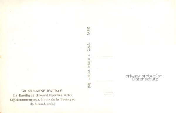 Ste-Anne-d Auray La Basilique Le Monument aux Morts de l – Bild 2