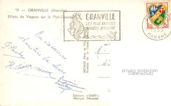 Granville 50 Manche Effets de Vagues sur le Plat Gousse – Bild 2