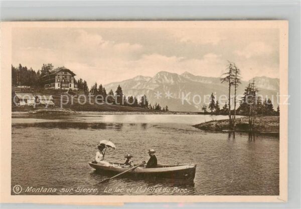 Montana Crans VS Le lac et l’Hotel du Parc