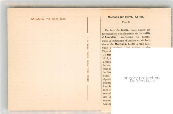 Montana Crans VS Le lac et l’Hotel du Parc – Bild 2