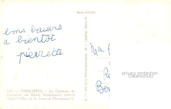Tregastel 22 Cotes-d Armor Le Chateau de Costaeres – Bild 2