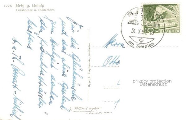 Brig Brigue VS mit Belalp Fusshörner und Riederhorn – Bild 2