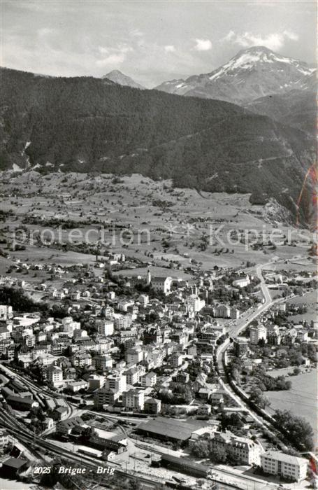 Brigue Brig VS Vue generale aerienne