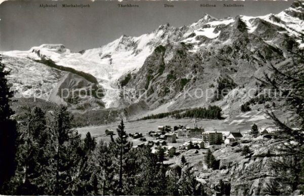 Saas-Fee VS Panorama mit Alphubel