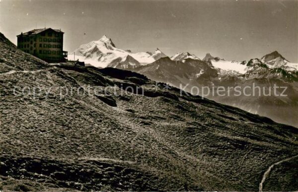 Leukerbad Loueche-les-Bains VS Hotel Torrenthorn mit Weisshorn Rothorn