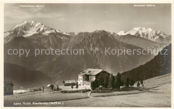 Riederalp VS Hotel Riederalp Fletschhorn Mischabel
