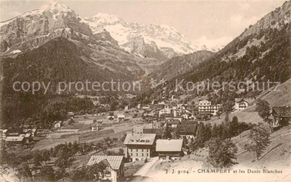 Champery VS et les Dents Blanches