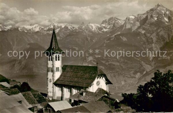 Sion  Sitten Seduno VS Eglise de Veysonnaz Les Alpes Vaudoises