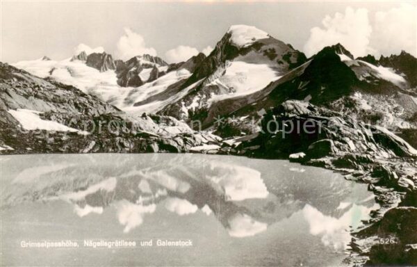 Grimsel Passhoehe Nägelisgrätlisee und Galenstock