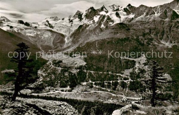 Saas-Fee VS mit Saas-Grund Allalin Alphubel Täschho