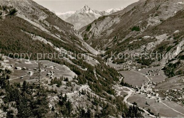 Saas-Grund VS und Wildi mit Bietschhorn