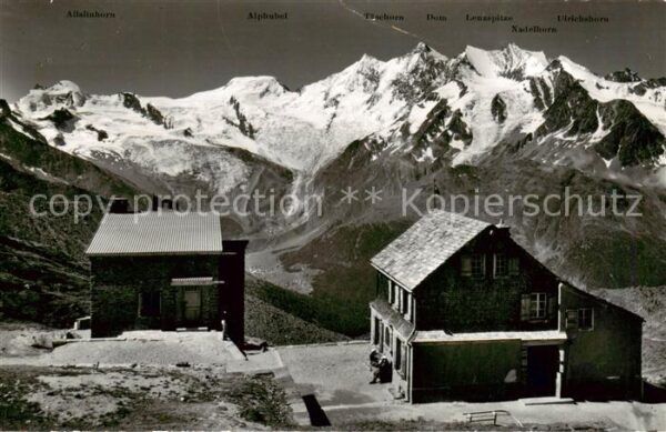 Weissmieshuette 2726m Saastal VS Panorama