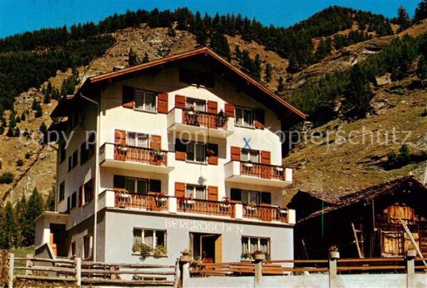 Saas-Grund VS Ferienchalet Bergröschen