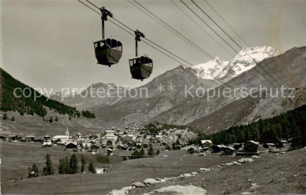 Saas-Fee VS Luftseilbahn mit Spielboden und Fletsch