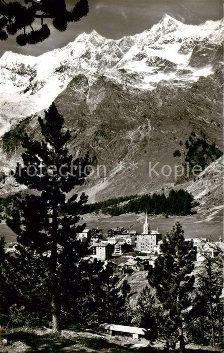 Saas-Fee VS mit Täschhorn Dom und Lenzspitze