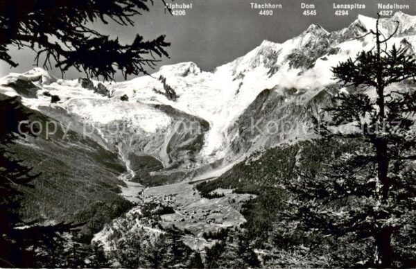 Saas-Fee VS mit Feegletscher Allalinhorn Alphubel T