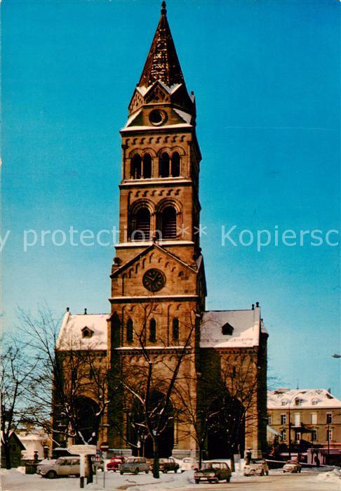 Munster  Muenster 68 Alsace Eglise en hiver
