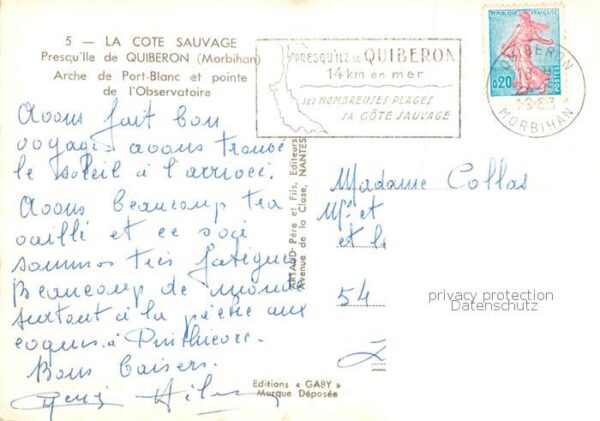 Presqu Ile de Quiberon 35 Arche de Port Blanc et pointe de l obse – Bild 2