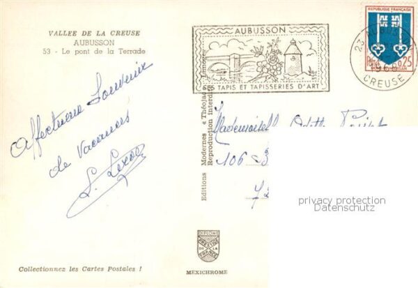 Aubusson Creuse Pont de la Terrade – Bild 2