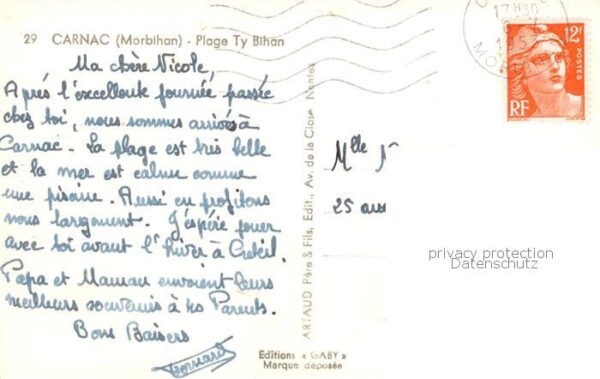 Carnac 56 Morbihan Plage Ty Bihan – Bild 2