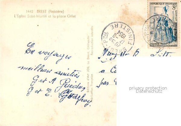Brest 29 Eglise Saint Martin et la place Gillet – Bild 2