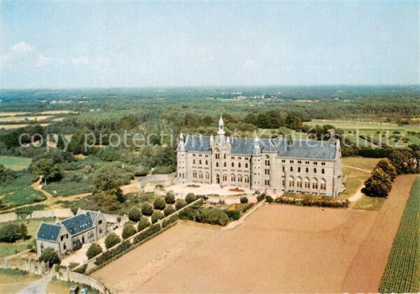 Kergonan Plouharnel 56 Morbihan Abbaye de Kergonan Vue aeriene