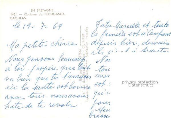 Plougastel-Daoulas Costume de Plougastel Daoulas – Bild 2