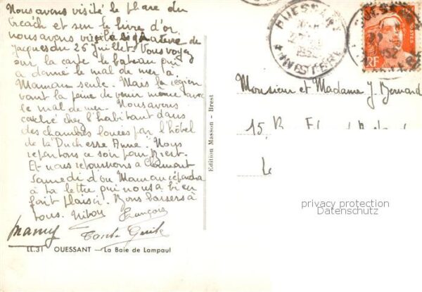 Ouessant Ile de 29 Finistere La Baie de Lampaul – Bild 2