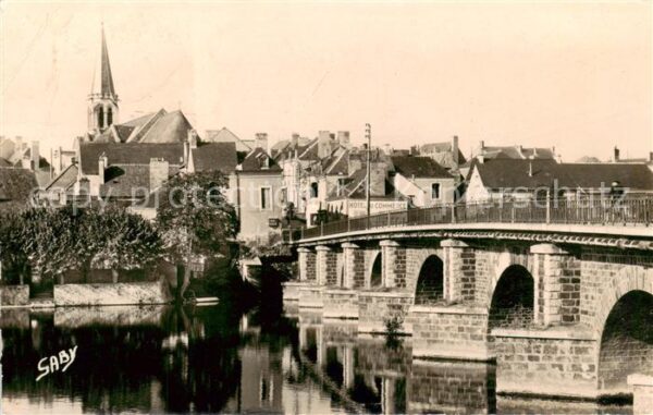 La Suze-sur-Sarthe Le Pont at la Sarthe
