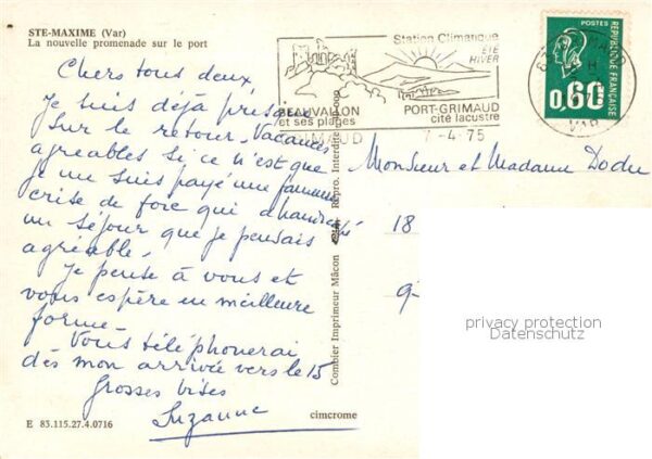 Ste-Maxime-sur-Mer 83 La nouvelle promenade sur le port – Bild 2