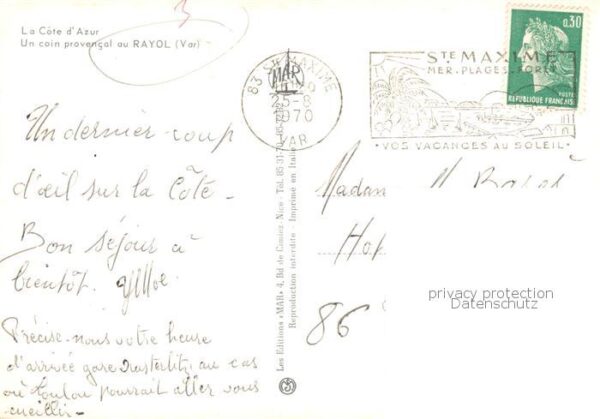 Rayol-Canadel-sur-Mer 83 Var Un coin provencal au Rayol – Bild 2