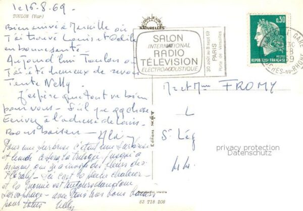Toulon -sur-Mer 83 Var Vue partielle et la telepherique – Bild 2