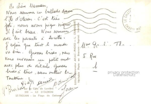 Ile d Oleron 17 Charente-Maritime St Trojan La Plage de Gatseau – Bild 2