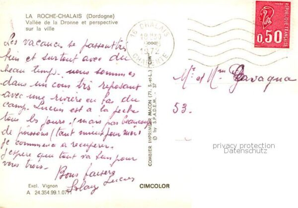 La Roche-Chalais 24 Dordogne Vallee de la Dronne et perspective sur – Bild 2
