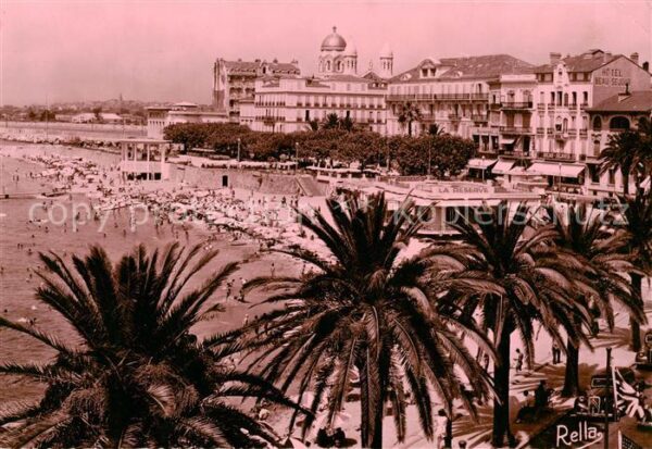 Saint-Raphael  83 Var La Plage et le Boulevard de la Liberati