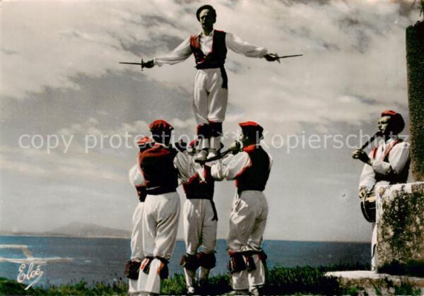 Biarritz Pyrenees Atlantiques Ballets Basques de Biarritz Oldarra Dan