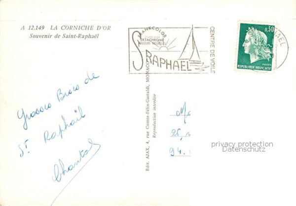 Saint-Raphael  83 Var Souvenir de Saint Raphael – Bild 2