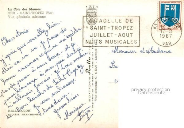Saint Tropez Var Vue generale aerienne – Bild 2