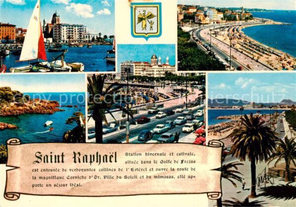 Saint-Raphael  83 Var Le Port Le Boulevard Felix Martin Parc