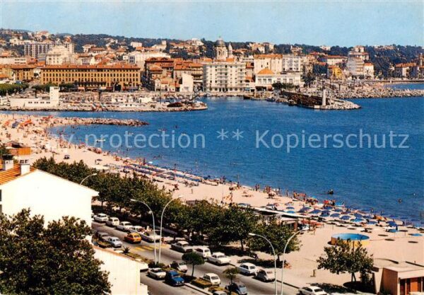 Saint-Raphael  83 Var Vue generale l’entree du Port la Plage