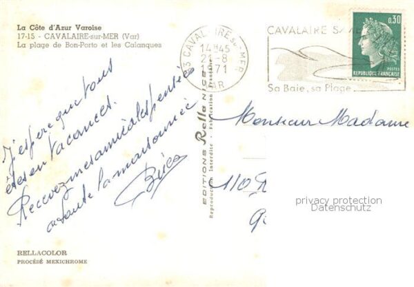 Cavalaire-sur-Mer 83 Var La plage de Bon Porto et les Calanques – Bild 2