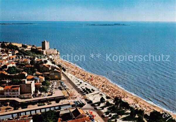 Fouras 17 Charente-Maritime Vue generale aerienne Grande Plage le S