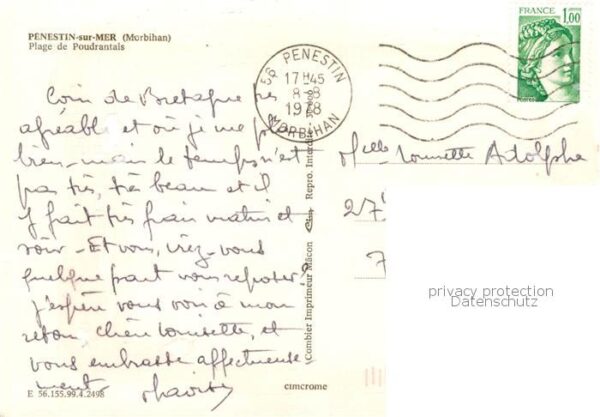 Penestin 56 Morbihan Plage de Poudrantals – Bild 2