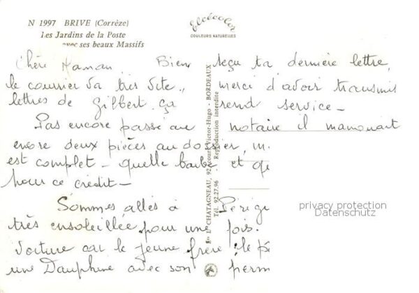 Brive 19 Correze Les Jardins de la Poste avec ses beaux – Bild 2