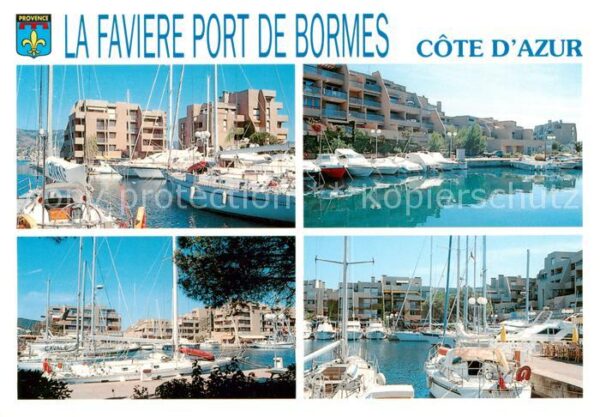 La Faviere  83 Cote D Azur Divers aspects du Port de Bormes