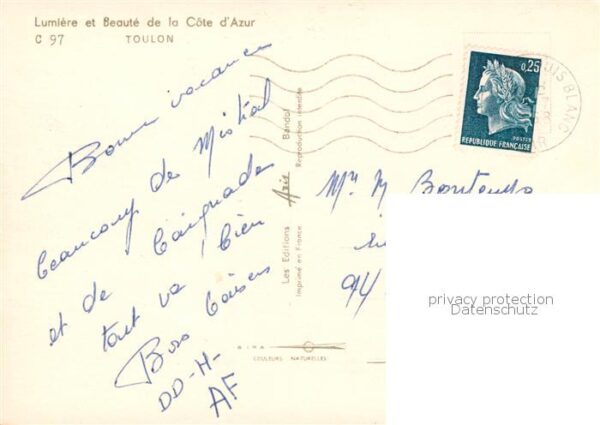 Toulon -sur-Mer 83 Var Vue partielle – Bild 2